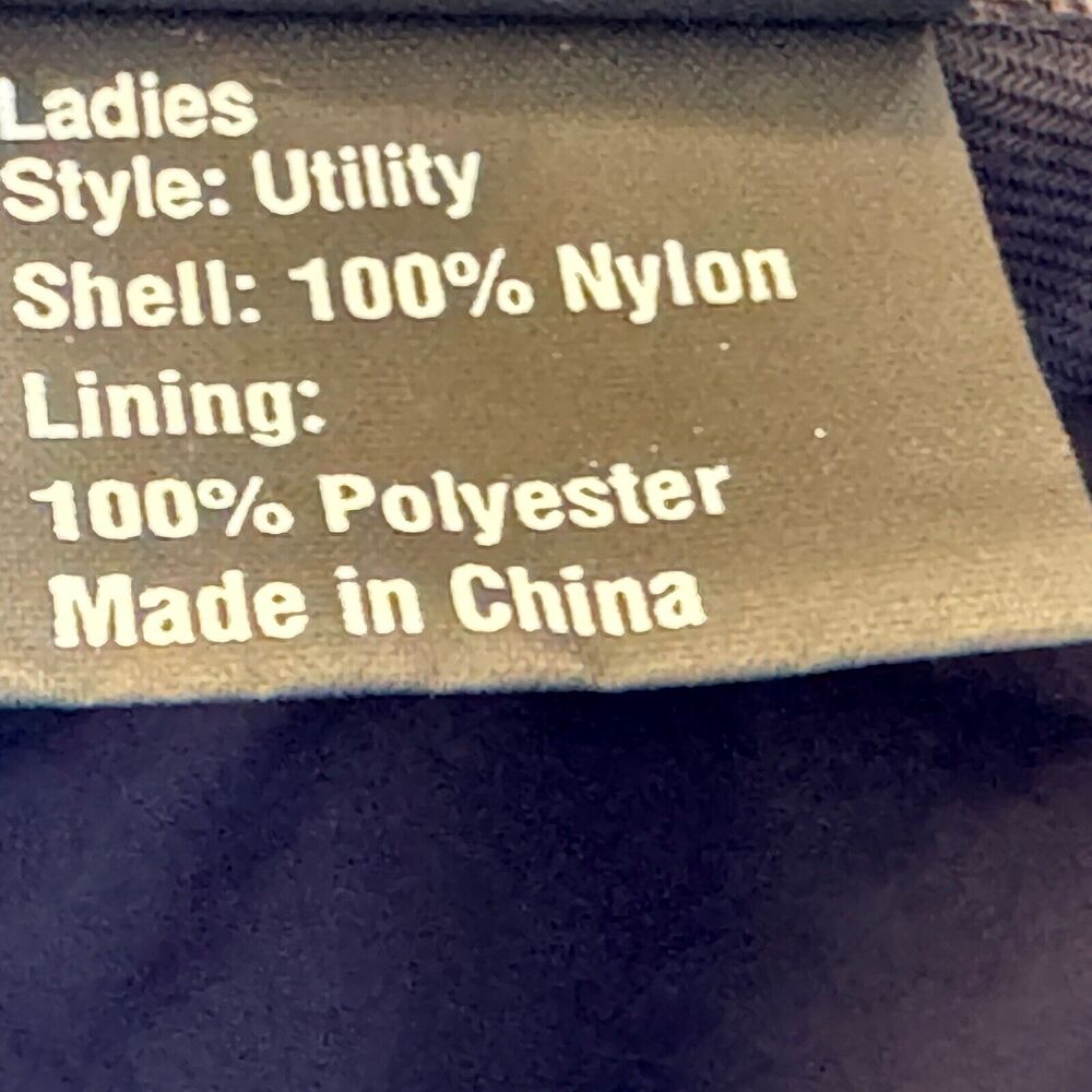 Vintage Obermeyer Womens Utility Ski Snow Pants Sz 8 Dark Blue High Rise Pockets - Picture 14 of 15